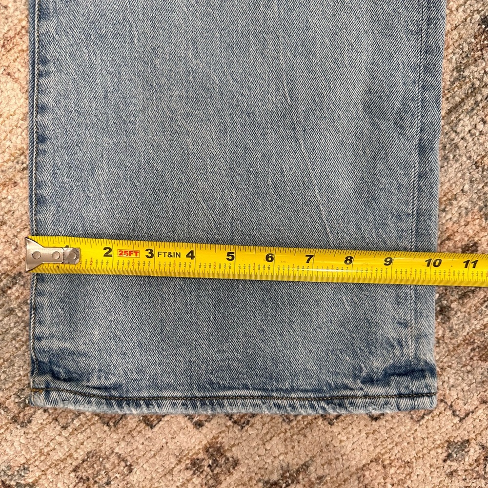 Ann Taylor unaltered The Wide Leg jean size 28/6 light blue - Picture 7 of 8